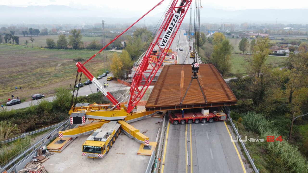 15 giugno secondo varo nuovo impalcato viadotto “Acqua e Olio”