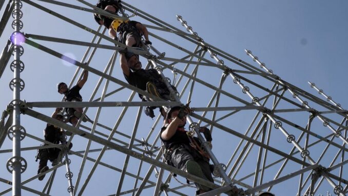 Al Santa Giuliana si prepara il palco per Umbria Jazz
