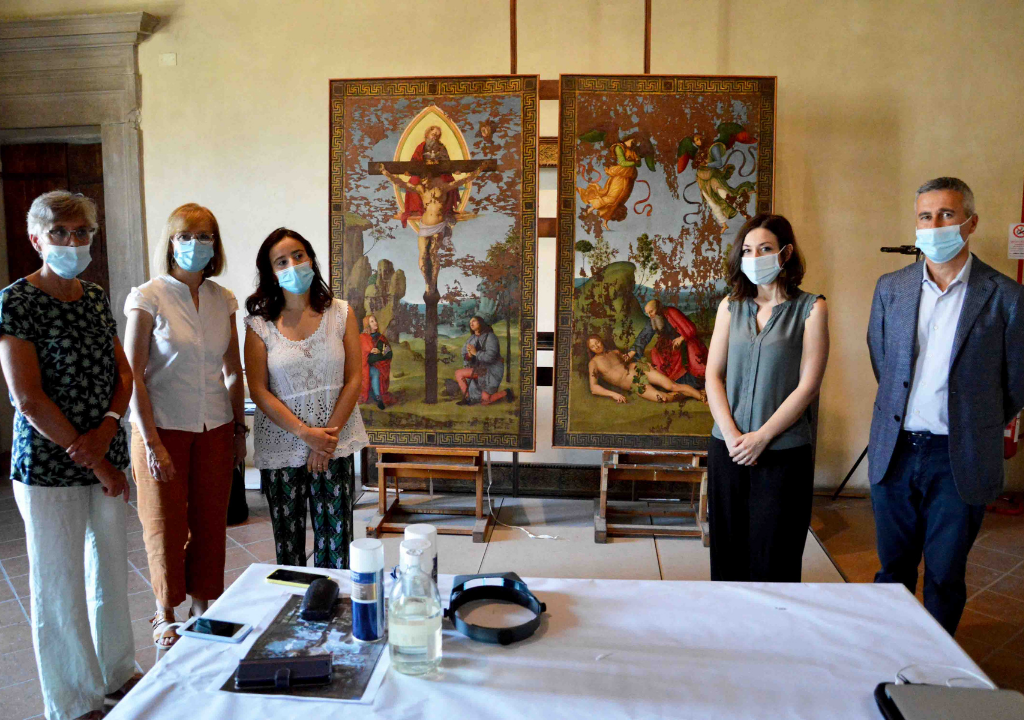Città di Castello, concluso restauro Stendardo Processionale di Raffaello