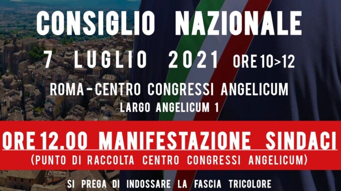 7 luglio a Roma anche Anci Umbria per chiedere dignità per i sindaci