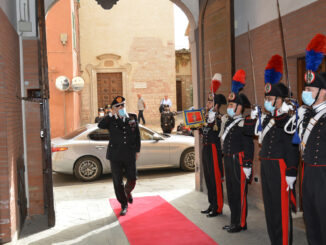 Comandante generale Carabinieri, Teo Luzi, in visita a Perugia.