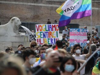 Ddl Zan affossato in Senato, presidio di protesta a Perugia