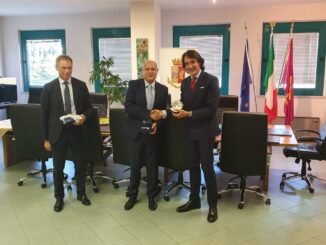Francesco Messina, ex questore e direttore anticrimine centrale, in visita a Perugia