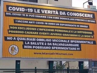 Covid-19, a Perugia da giorni la campagna dei no vax