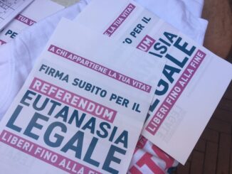 Eutanasia legale San Giustino banchetto raccolta firme favore referendum