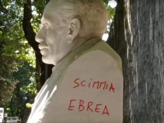 Imbrattato e insultato il busto di Guglielmo Miliocchi