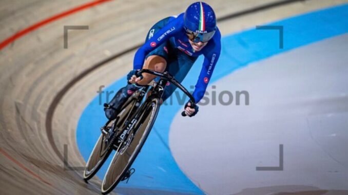 Rebecca Bacchettini chiude gli Europei su pista di Apeldoorn con due top 10 di peso