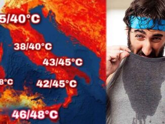Sfiorati i 38 gradi a Foligno temperature oltre i 33-34 gradi un po' ovunque