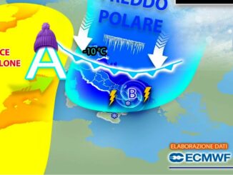 Arriva vortice polare, weekend instabile e giù temperature