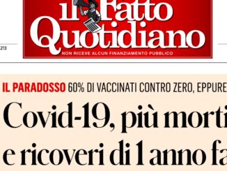 Pandemia e paradossi, in Italia Covid-19, più morti e ricoveri di 1 anno fa, come mai?