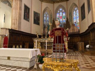Perugia, celebrata la solennità di San Lorenzo, diacono e martire, titolare della cattedrale. Ordinati tre diaconi permanenti.