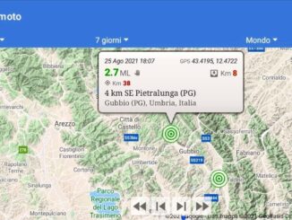 Piccole scosse di terremoto, tra ieri e oggi, in Umbria