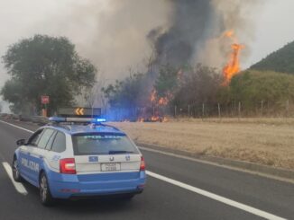Due incendi in A1, fiamme Autostrada del Sole a Orvieto e Orte