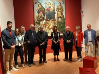 Pala di Sant’Onofrio di Luca Signorelli, taglio nastro nuovo allestimento