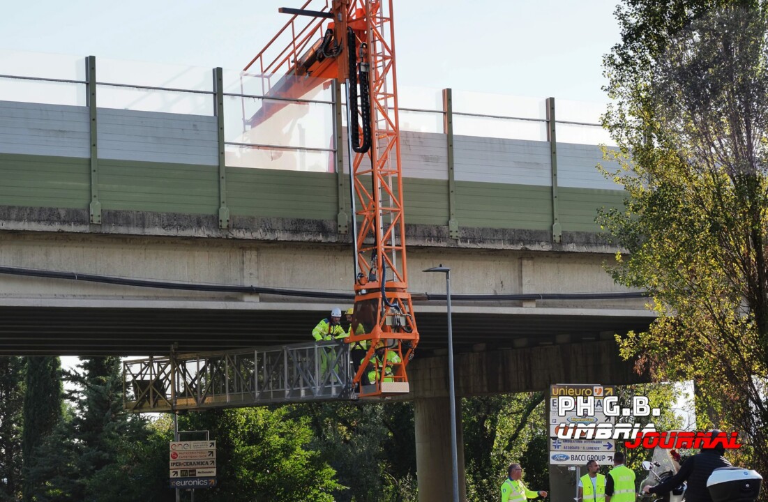 Viadotto Olmo su raccordo RA6, Perugia Bettolle riaperto al traffico, tutto regolare
