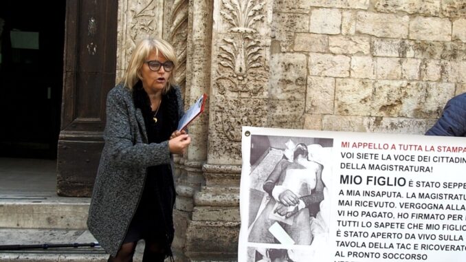 Lena Dodaj a Perugia ricevuta dal procuratore Sottani