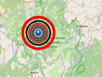 Terremoto sul Parco dei Sibillini, trema Visso, 3,7 Richter
