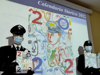 Calendario Storico dell'Arma dei Carabinieri anno 2022, presentato a Terni