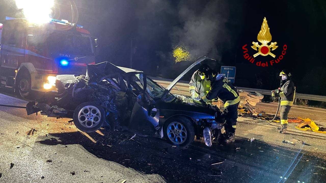 Incidente autonomo sulla Flaminia a Nocera, tanti i danni