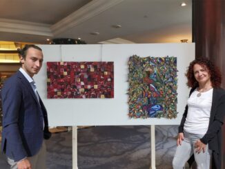Artista orvietana Stefania Conticchio porta Orvieto ad Expo 2020