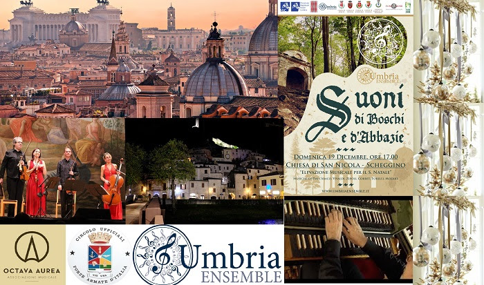 Gli Auguri in Musica di UmbriaEnsemble in Valnerina e a Roma