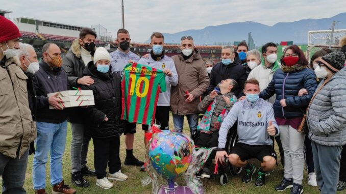 Ternana nel cuore dei ragazzi della cooperativa disabili Spazio Famiglia