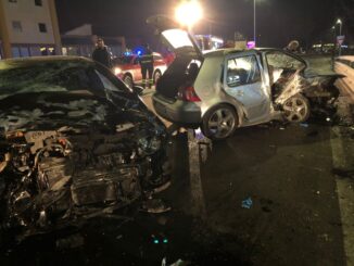 Incidente stradale grave, auto invade corsia opposta a Terni, tre feriti