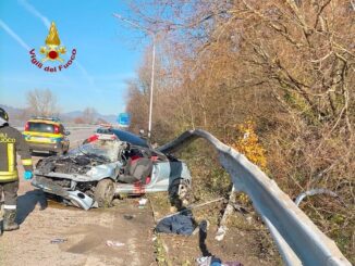 Incidente stradale a Città di Castello, grave 58enne di Roma