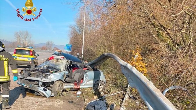 Incidente stradale a Città di Castello, grave 58enne di Roma