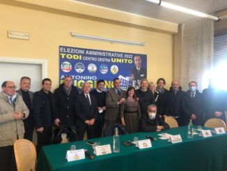 Antonino Ruggiano, attuale sindaco di Todi, si ricandida