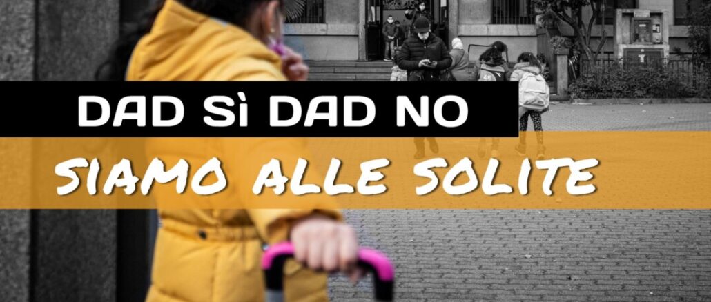 Rientro a scuola e Covid, cresce fronte Dad, continua il braccio di ferro