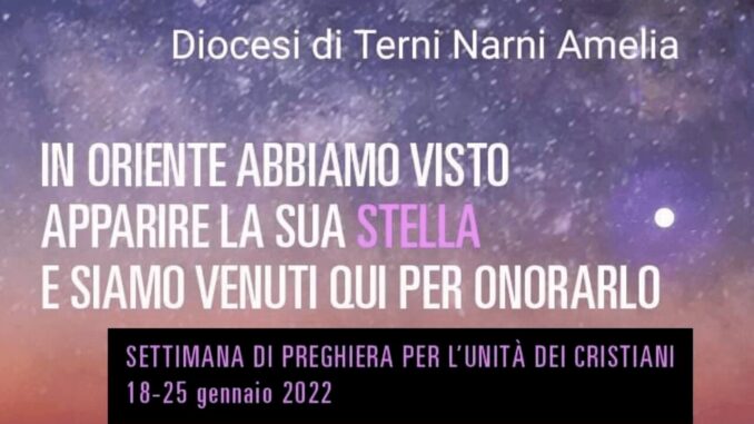 Celebrazioni della settimana di preghiera per l'unità dei cristiani. Appuntamenti previsti dal 18 al 25 gennaio