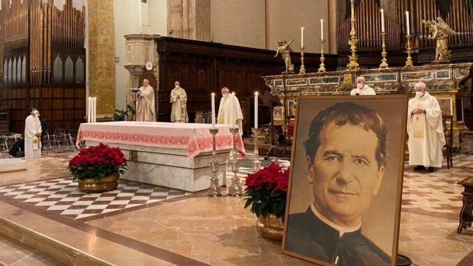 Celebrazione eucaristica apertura centenario presenza salesiana