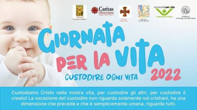 La 44a Giornata per la vita a Perugia con tre significativi appuntamenti