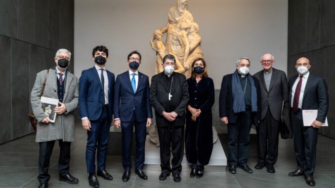  Chiesa di Perugia all’inaugurazione Mostra Le tre pietà di Michelangelo