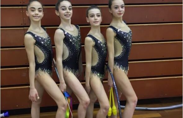 Nella ginnastica ritmica grande performance de La Fenice Spoleto
