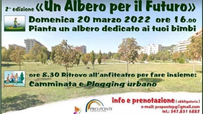 Un albero per il futuro, seconda edizione a Ponte San Giovanni