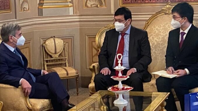 Il Prefetto di Perugia ha ricevuto il Console Generale della Cina a Firenze