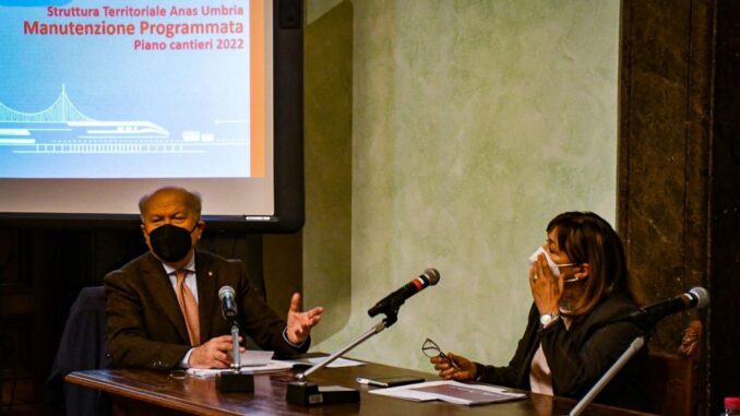 Strade Anas in Umbria, avanza l’opera di riqualificazione, ecco il piano cantieri 2022