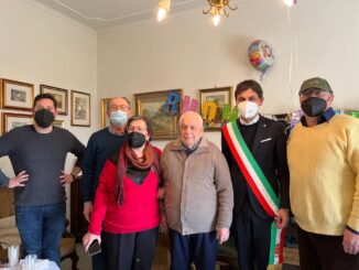 Gli auguri del sindaco Andrea Romizi al centenario Mondo Morucci