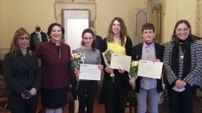 8 marzo; premiate le tre vincitrici del premio annuale per tesi di laurea “Laura Cipollone”