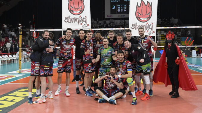 Sir Safety, vittoria in quattro set con Cisterna in gara 1 dei quarti di finale