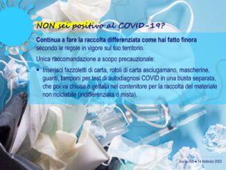 Perugia, dal primo aprile non più attivo servizio di raccolta rifiuti covid come da indicazioni della Regione Umbria