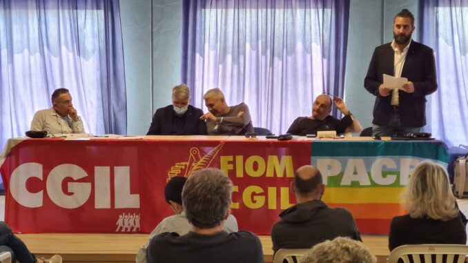 Fiom Cgil Perugia: Marco Bizzarri è il nuovo segretario generale. Lo ha eletto stamattina (12 maggio) l'assemblea generale del sindacato