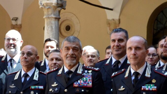 Carmelo Burgio, Comandante Interregionale Podgora saluta i militari dell'Umbria