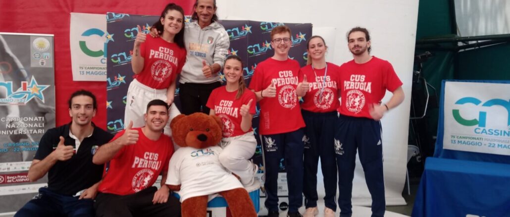 Cus Perugia brilla ai campionati italiani di karate di Cassino