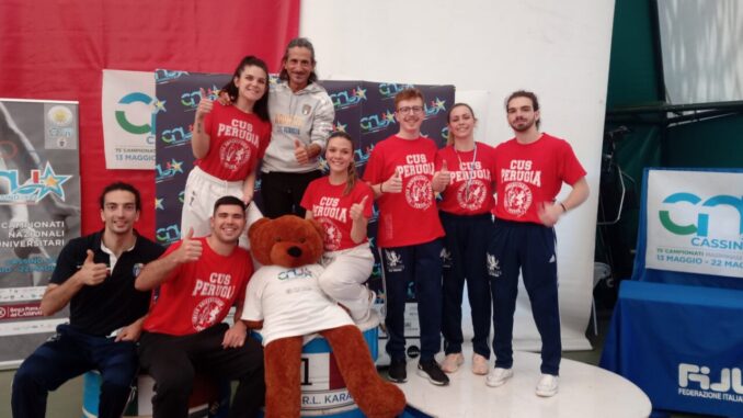 Cus Perugia brilla ai campionati italiani di karate di Cassino
