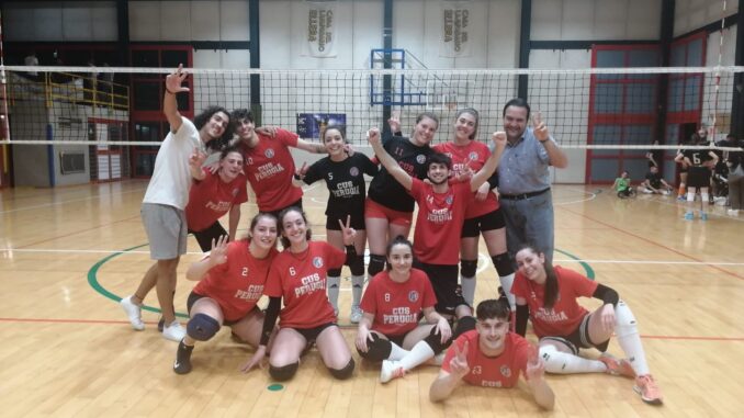 Al Cus Perugia il titolo provinciale del volley nel misto Csi. Stagione esaltate quella della ripresa dei campionati post pandemia