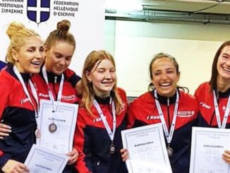 Elena Ferracuti conquista il terzo posto ad Atene. La spadista ha partecipato al Campionato Greco a Squadre