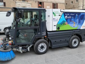 Gesenu e Gesenu Energia presentano la nuova spazzatrice elettrica